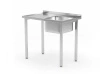 Stůl s umyvadlem, 80x60x85 cm | HENDI 816769