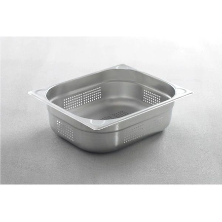 KITCHEN LINE perforovaný nerezový hrnec GN 1/2 hluboký 10 cm | HENDI 807330