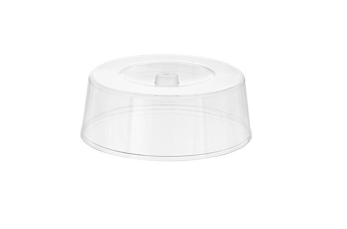 Podnos na koláče a dorty se dvěma poklopy, 30x10 cm, nerezová ocel, s poklopem | APS 652