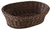 Košík na pečivo z polypropylenu, hnědý, 26x18x7,5 cm | APS 50803