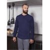 Kuchařská košile s dlouhým rukávem Performance navy | KARLOWSKY TM 6-10