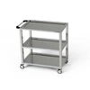Nerezový vozík se 3 policemi 90x50x85 cm | FORGAST
