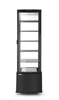 Chladicí vitrína 280 l, černá, LED, dynamický chladicí systém | ARKTIC 233290