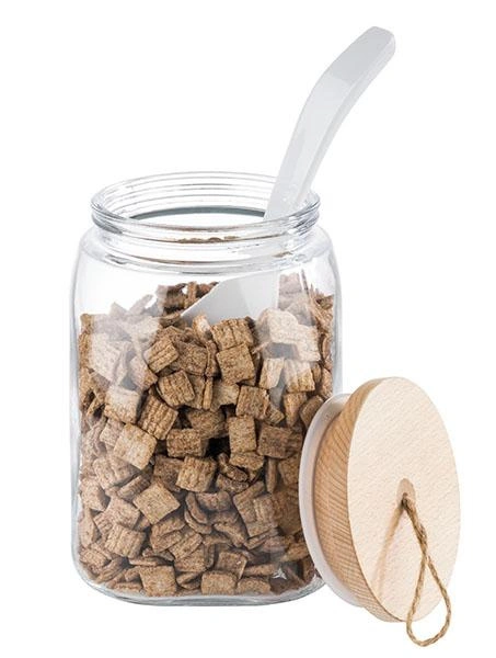 Sklena nádoba na skladování WOODY, 14x21,5 cm, 2,5 l | APS 82257