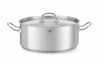 Nerezový nízký hrnec - objem 7,4 l Kitchen Line | HENDI 836033