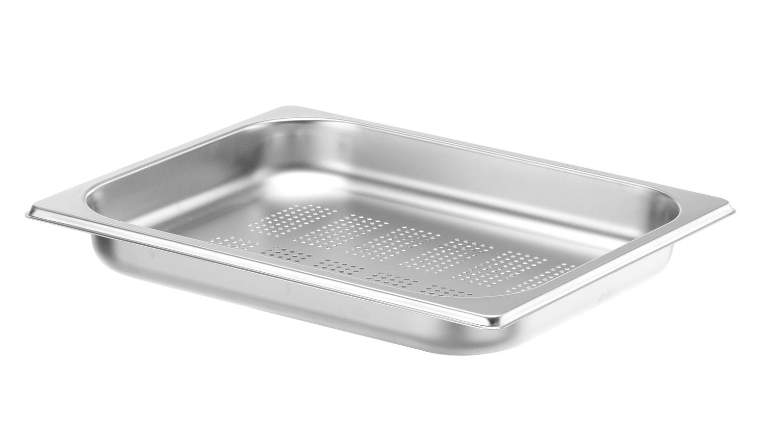 Nádoba GN 1/2 o hloubce 4 cm z nerezové oceli PROFI LINE PRERFORATED | HENDI 802441