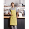 Základní kuchařská zástěra 75 x 90 cm s kapsou a přezkou slunečně žlutá | KARLOWSKY BLS 5-86-Stck