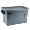 Polyethylenová nádoba na potraviny BRUTE, objem 75 l, šedá | RUBBERMAID 9S31-00-GRY