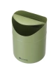 Stolní odpadkový koš s výklopným víkem, 1,2 l, zelený prům. 12 x V 16,5 cm | HENDI 440780