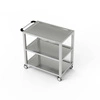 Nerezový vozík se 3 policemi 120x60x85 cm | FORGAST