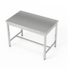 Nerezový centrální pracovní stůl 120x70x85 cm | FORGAST