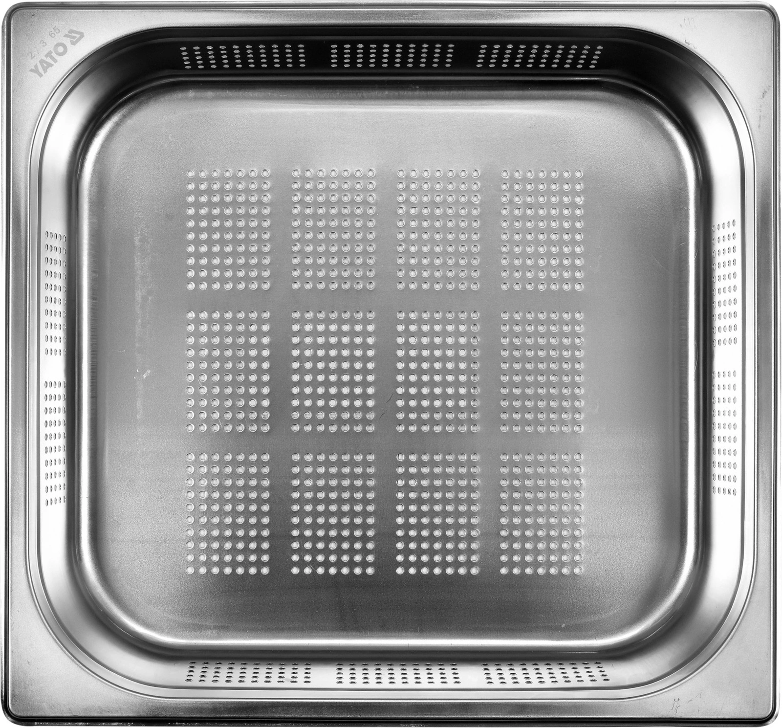 Nádoba GN 2/3 hl. 6,5 cm z nerezové oceli děrovaná | YATO YG-00360