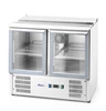 Chladicí salátový stůl 2-dveřový s výklopným víkem, 247 l, 90x70x86 cm, 145 W | HENDI 236246