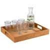 Servírovací tác z dubového dřeva, 45x35x6 cm | APS 761_APS