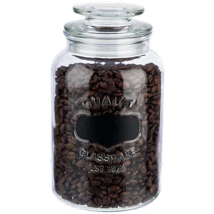 Skladovací dóza s tabulkou 12x21 cm, 1.5 l | APS 82267