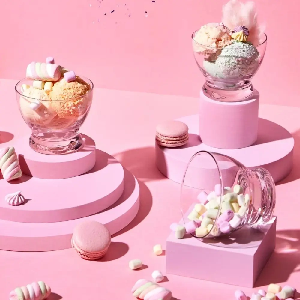 Pohárek na zmrzlinu a dezerty, Pure, sada - 6 kusů | AMBITION F695944009601000