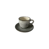Šálek 200 ml s podšálkem 15 cm Still Rustic šedý | KERA CERAMIKA 2.3.1.RUSTIC ŠEDÝ