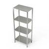 Nerezový regál se 4 policemi 60x70x200 cm | FORGAST
