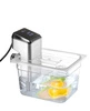 Polykarbonátové víko pro GN 1/2 s výřezem pro sous vide | HENDI 864234