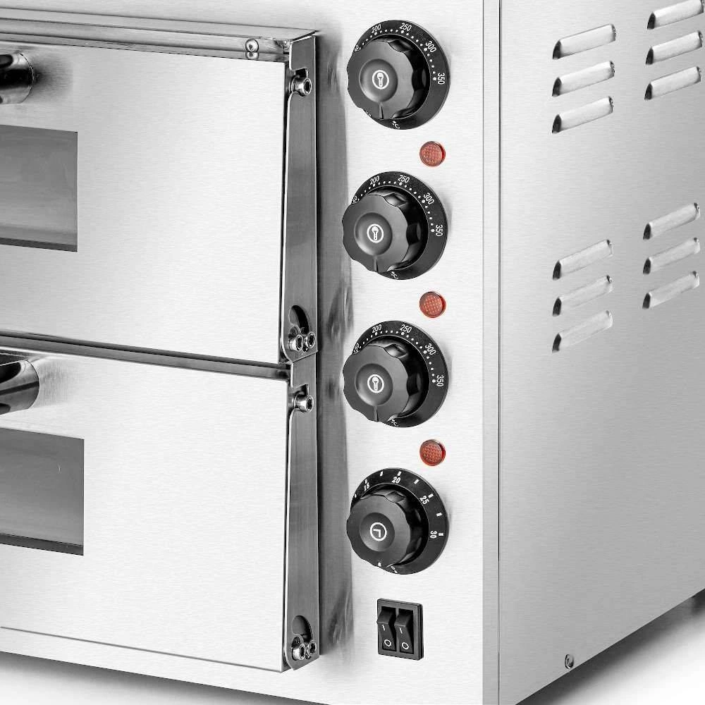 2-komorová pec na pizzu 2x40 cm FORGAST FG09553