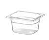 GN 1/6 kontejner 10 cm hluboký z polykarbonátu | HENDI 861721