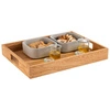 Servírovací tác z dubového dřeva, 45x35x6 cm | APS 761_APS