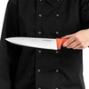 Červený kuchyňský nůž HACCP 24 cm dlouhý FORGAST FG01801