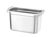 Ocelová nádoba GN 1/3, 20 cm hluboká s držadly HENDI 817452