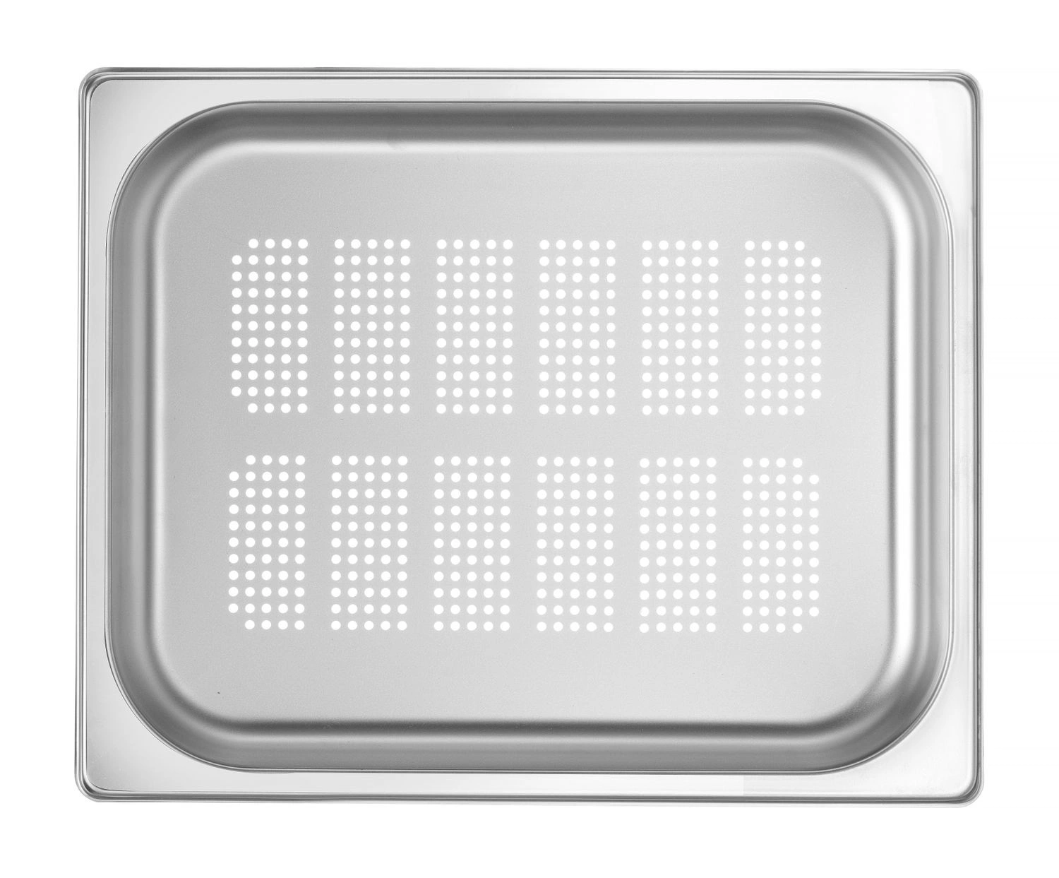 Nádoba GN 1/2 o hloubce 4 cm z nerezové oceli PROFI LINE PRERFORATED | HENDI 802441