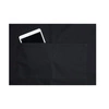 Základní kuchařská zástěra 75 x 90 cm s kapsou a přezkou černá | KARLOWSKY BLS 5-1-Stck