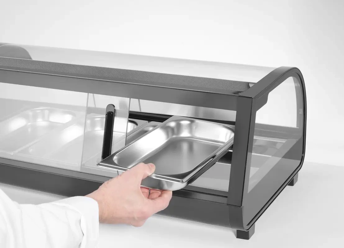 Chladicí vitrína na sushi, 6 GN 1/3, 0–12°C, 152,9x42,6x29,6 cm, 0,19 kW | ARKTIC 274088