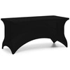 Cateringový potah na stůl 122x61 cm černý | FORGAST FG03812
