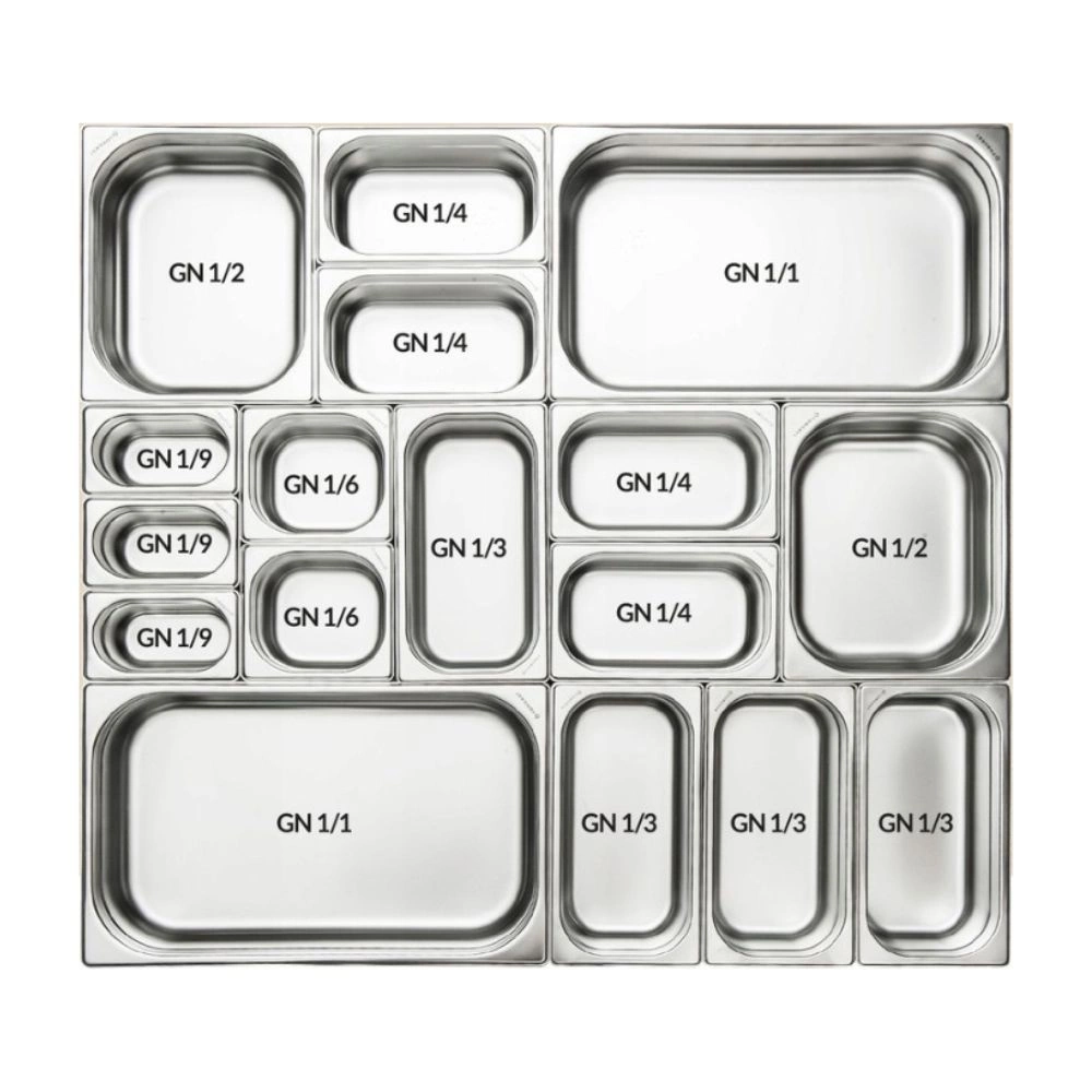 Nádoba GN 1/1 2 cm Standard z nerezové oceli | FORGAST FG04102V1