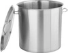 Vysoký hrnec z nerezové oceli - objem 43l s poklicí | YATO YG-00017