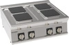 Nastavitelný elektrický vařič 4 čtvercová pole 22x22 cm | TECNOINOX 716006