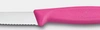 Nůž na zeleninu a ovoce Swiss Classic, zubatá čepel, růžový, délka čepele 8 cm | VICTORINOX 6.7635.C1