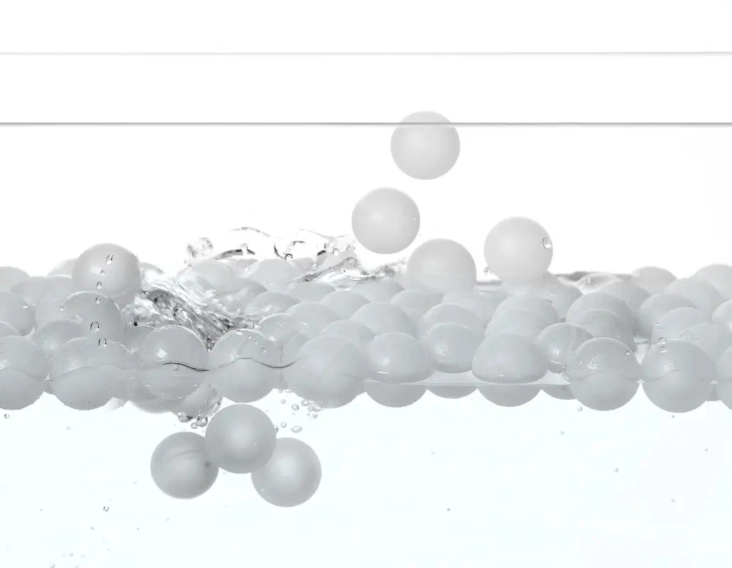 Kuličky na vaření sous-vide, 500 ks, bílá, polypropylen, 2 cm | HENDI 551998