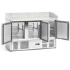 Chladicí stůl 3-dveřový na pizzu 400 l | FORGAST FG07303