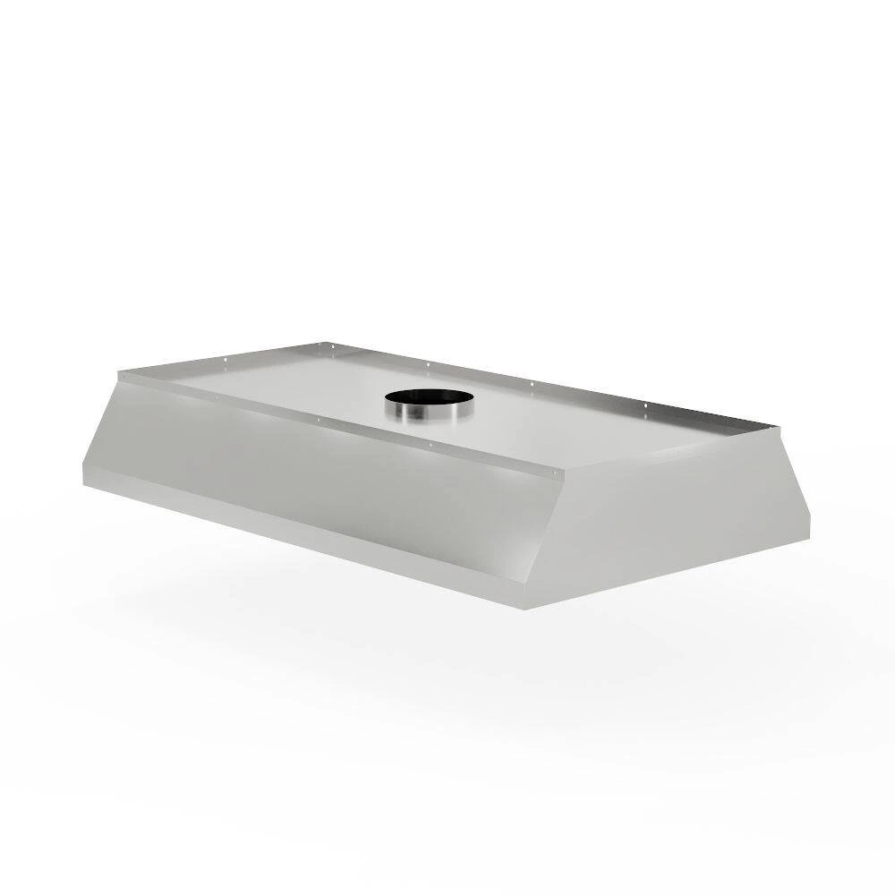 Nerezový centrální odsavač par 500x140 cm | FORGAST