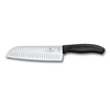 Nůž Santoku Swiss Classic černý délka čepele 17 cm | VICTORINOX 6.8523.17B