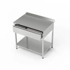 Nerezový pracovní stůl se zásuvkou 60x70x85 cm | FORGAST