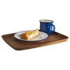 Servírovací prkénko z akáciového dřeva, hnědé, 35x25x2 cm | APS 899