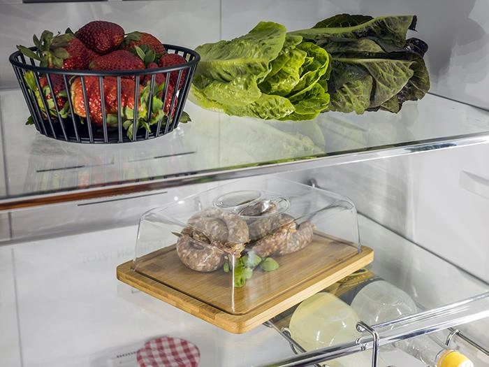 Bambusový tác s polystyrenovým víkem, 24x18x8 cm | APS 820