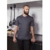 Kuchařská košile Performance s krátkým rukávem antracitová | KARLOWSKY TM 5-5