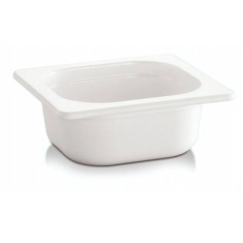 Nádoba GN 1/6 hl. 6,5 cm z melaminu bílá | APS 83749