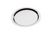 Oválný tác FINESSE s hladkým okrajem, z nerezové oceli, 38x38x2 cm | APS 1338