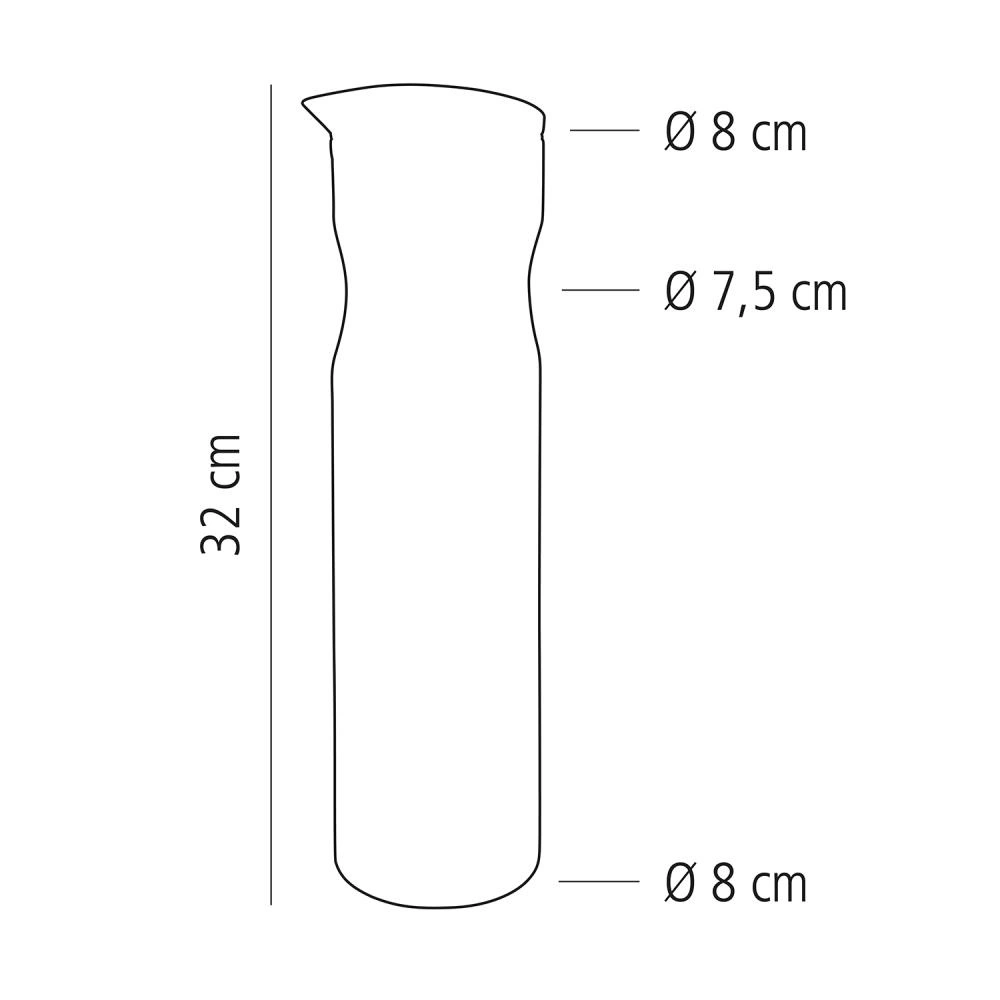 Skleněná karafa, 1,3 l | APS 10722
