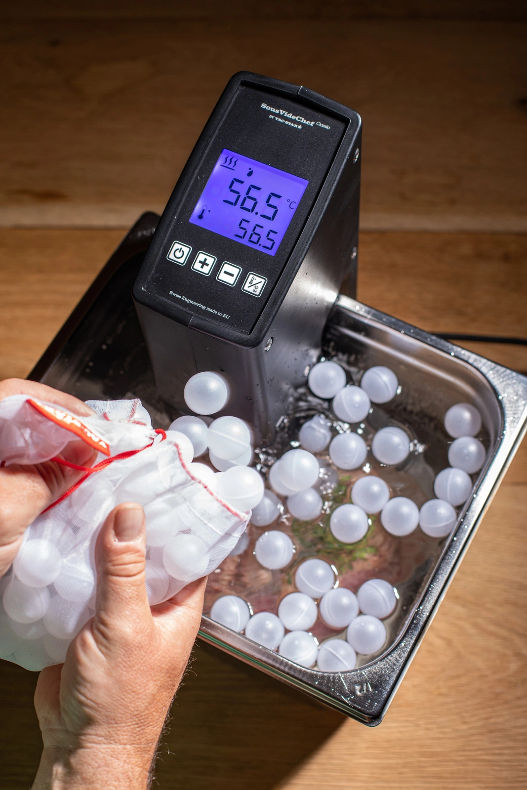 Ponorné oběhové čerpadlo SousVideChef CLASSIC černé | VAC-STAR V-4421-EF-000000