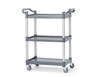 HENDI 810200 Plastový číšnický vozík se 3 policemi