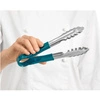 Servírovací kleště HACCP, zelené, 24 cm | FORGAST FG11122